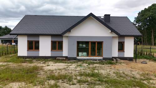 Nowy dom 180 m z garażem, pompą ciepła i działką 1106 m