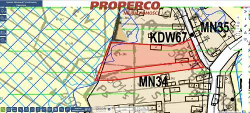 Marzysz, Daleszyce, działka z MPZP, pow. 4100 m2
