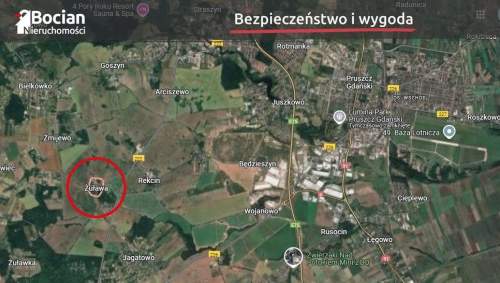 Kompleks działek z dobrym dojazdem do Trójmiasta 