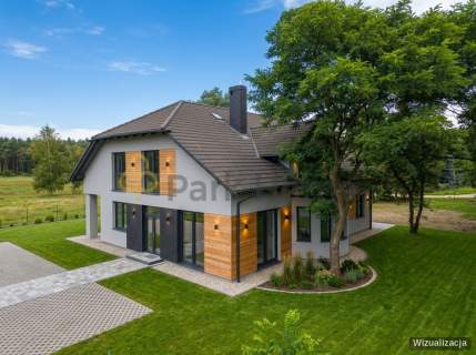 Niesamowity dom w otoczeniu lasu i stawów