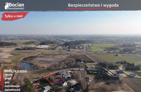 Duża, uzbrojona działka Dobry dojazd Dobrzewino