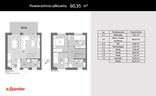 Opcja wykończenia 4 pokoje Odbiór wkrótce