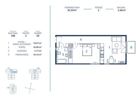 Gotowa inwestycja - metraże od 39 m2, Kraków