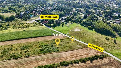 Działki przy ul. Promiennej boczna ul. Metalowej 