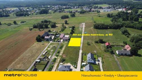 Działka bud. 800m2 z WZ. Klembów blisko media, PKP