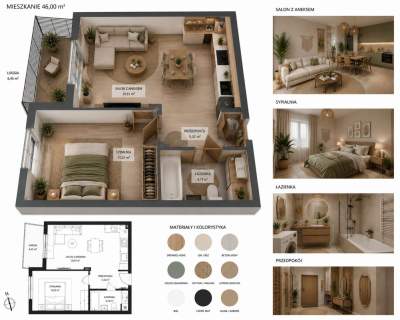 Apartament panoramiczny widok 46 m Redłowo