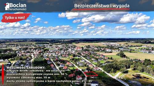 Uzbrojona, płaska działka z miejscowym planem