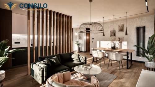 Apartament 4-pokojowy z antresolą i balkonem