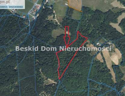  Działka leśna 3,60 ha Brenna Beskid Śląski