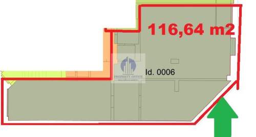 Mokotów lokal handlowo-usługowy 122,82 m2 do wynajęcia