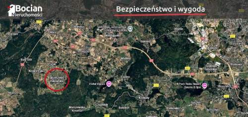 Uzbrojona działka z dobrym dojazdem do Trójmiasta