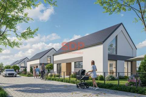 Oleśniczka, dom wolnostojący 120m2, działka 456m2, s. deweloperski