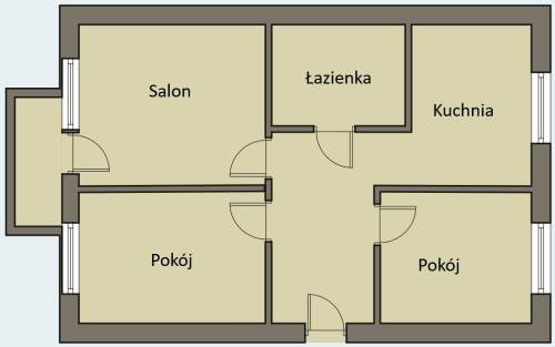 Lublin,Mieszkanie,3 pokoje, 50 m2, ul. Sowińskiego