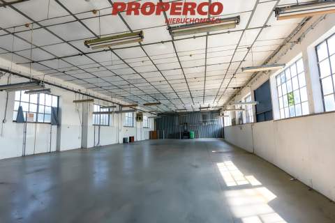 Hala magazynowa 413m2 wraz z budynkiem 268 m2