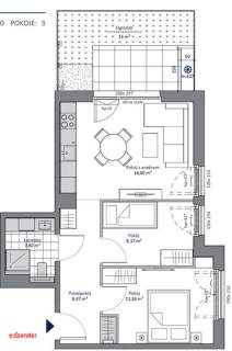 pod Klucz 3 pokoje Ogródek Apartament Łeba