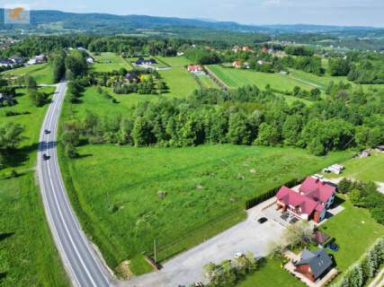 Duża działka przy trasie na Nowy Sącz - potencjał inwestycyjny