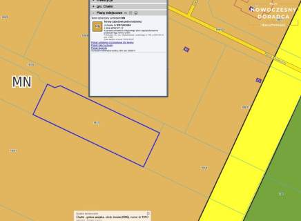 Działka budowlana Janów 1102 m
