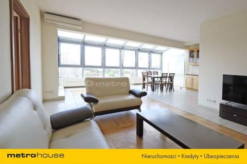 Apartament przy Metro Wilanowska panorama miasta