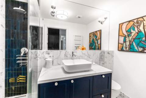 Nowoczesny apartament z antresolą, Nałęczowska