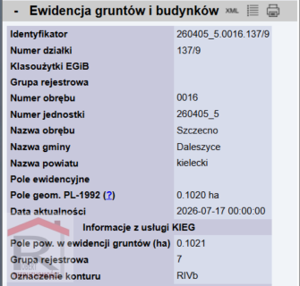Działka w otoczeniu lasów
