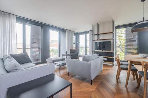 Luksusowy apartament na wodzie/prywatny taras na dachu/Centrum