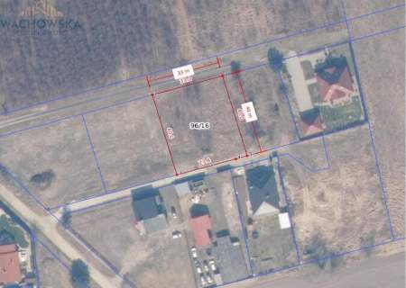 Działka 1320 m2 MPZP - Brzezie k. Sulechowa, ul. M. Reja