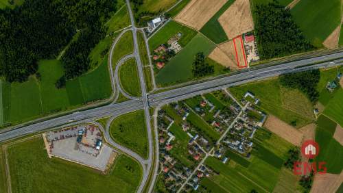 Działka inwestycyjna przy S8