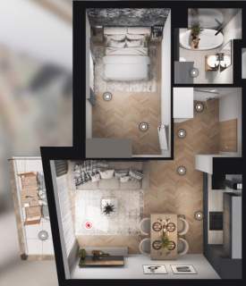 2 pokoje 37 m2 18 min. centrum Krakowa OSTATNIE 