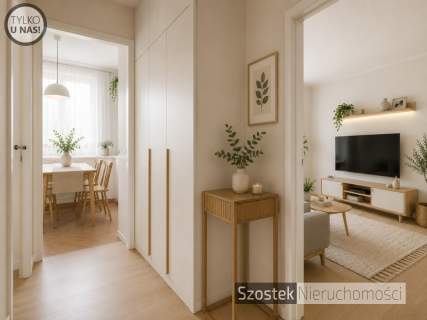 2 pokojowe z balkonem w pobliżu alei Pokoju