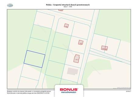 Działka z WZ Las 11 km od morza