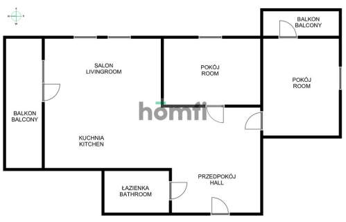 3 pokojowy apartament, Grzegórzecka 77