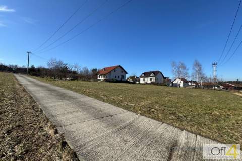 Działka 13,5 ara z panoramą na miasto, Poręba Mała