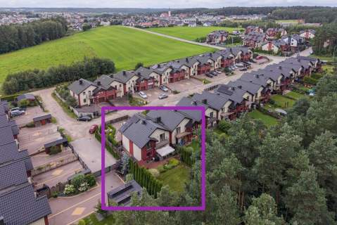 Dom szereg narożny z działką 500 m2 w Luzinie 