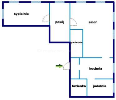 4-pokojowe mieszkanie na os. Szkolnym