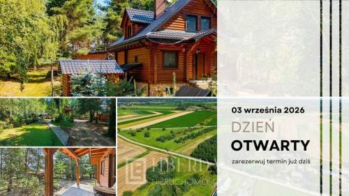 Siedlisko z drewnianym domem w Świętokrzyskim
