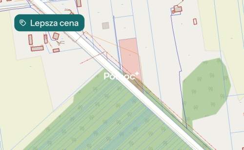 Działka ze stawem 2412 m Aleksandrów