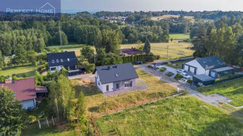 Nowoczesny dom 120,5 m2 na dużej działce 959 m2 - stan deweloperski