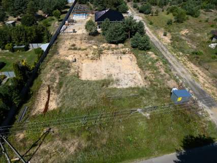 Działka z projektem fundament 1500m2 Wymysłów