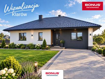 Nowoczesny dom parterowy z działką 22ar -Klarów