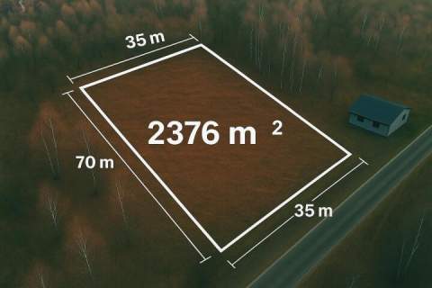 Działka 2376 m z MPZP - Międzyborów media