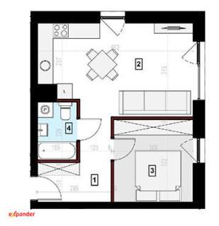Apartament z prywatnym ogrodem 80m