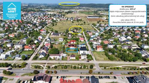 Działka z MPZP 429 m2 Rumia, ul. Wiśniowa