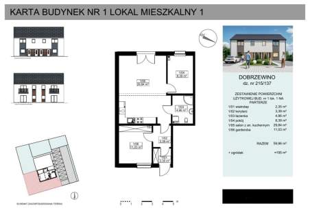Parter z ogrodem w Dobrzewinie k. Gdyni