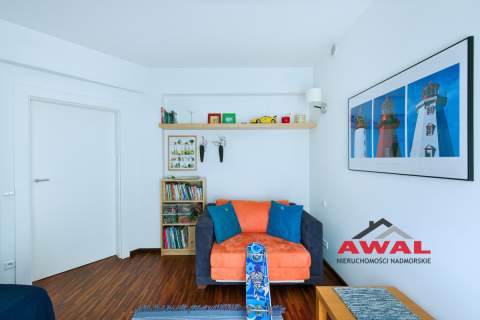 Uroczy apartament z dużym tarasem Jurata