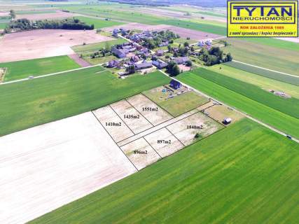 Działka budowlana na sprzedaż, 1551 m2, Wyrzyki