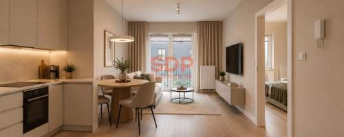 2 pokoje 39,51 m2 BOHO ul. Wodna Łódź Fabryczna EC1