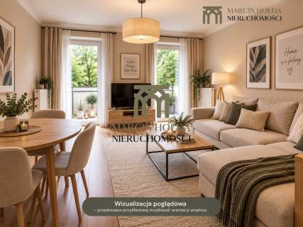 DUŻY BALKON 9,6 M 2 POKOJE GAJ