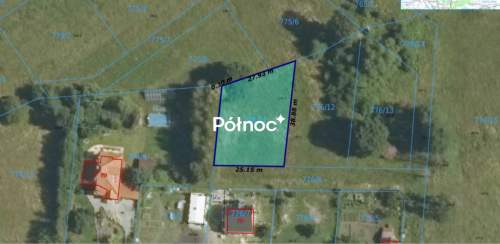 Działka budowlana na sprzedaż, 823 m2, Borek