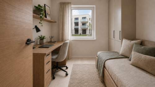 3 Pokoje Kampus Morasko UAM Kameralne Osiedle Balkon