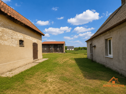 Dom z dużą działką